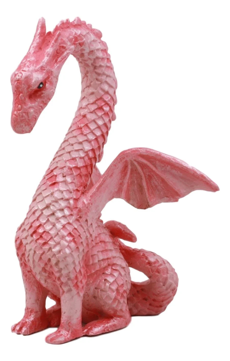 Ebros Valentine Cupid Love Pink Dragon Figurine 4.25"Tall Romantic Female Dragon Collectible