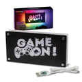"Game On!" RGBIC Wall Mounted Neon Sign - 11.8" Width X 5.9" Height, Glossy Finish