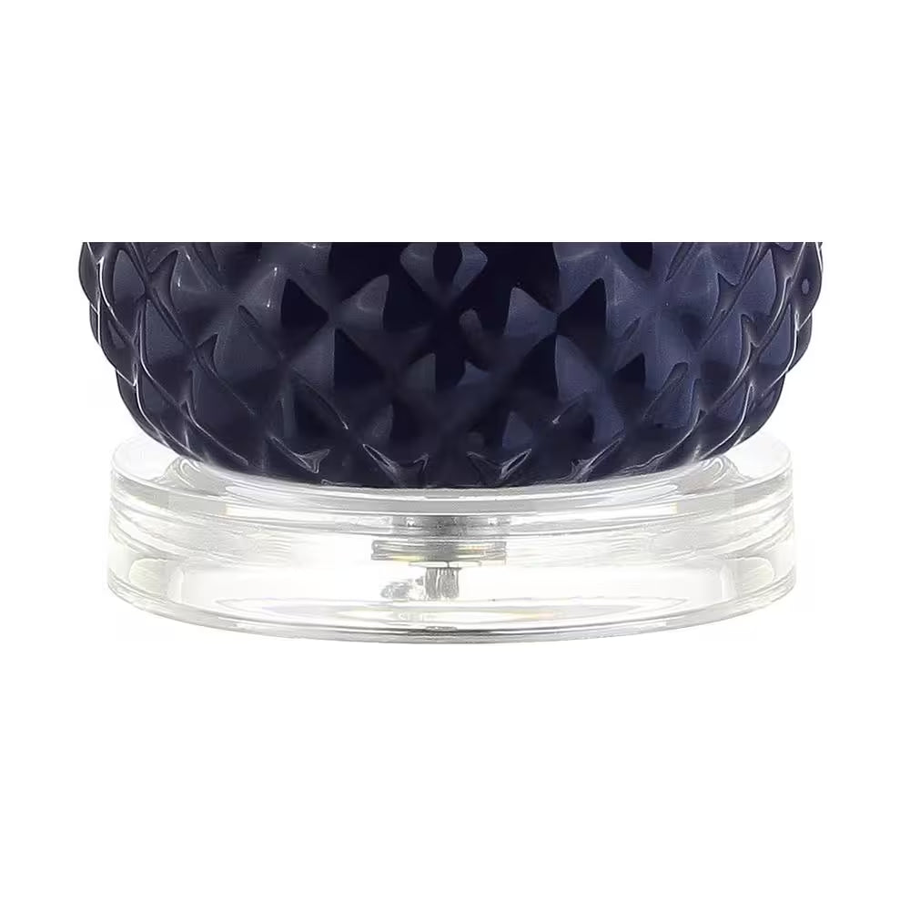 Pineapple 23 In. Navy/Gold Ceramic Table Lamp