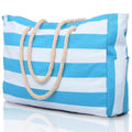 Beach Bag Large Beach Tote for Women Weekender Bag with Zipper Waterproof Travel Holiday Essentials for Pool