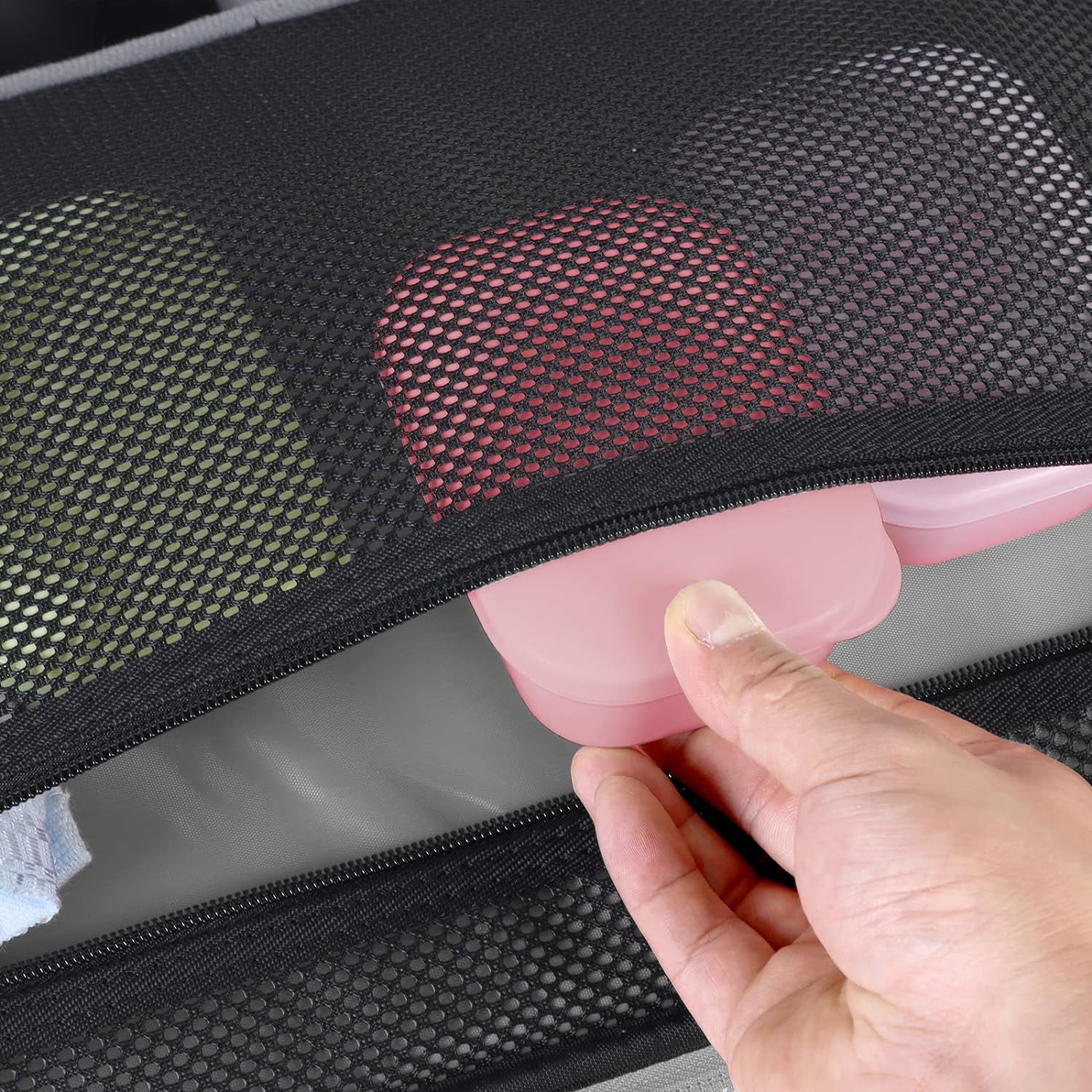 2 Pack Travel Soap Container, Portable Soap Holder with Lid, Travel Bar Soap Holder, Soap Case for Camping Gym Travel, Soap Box for Bathroom,Pink