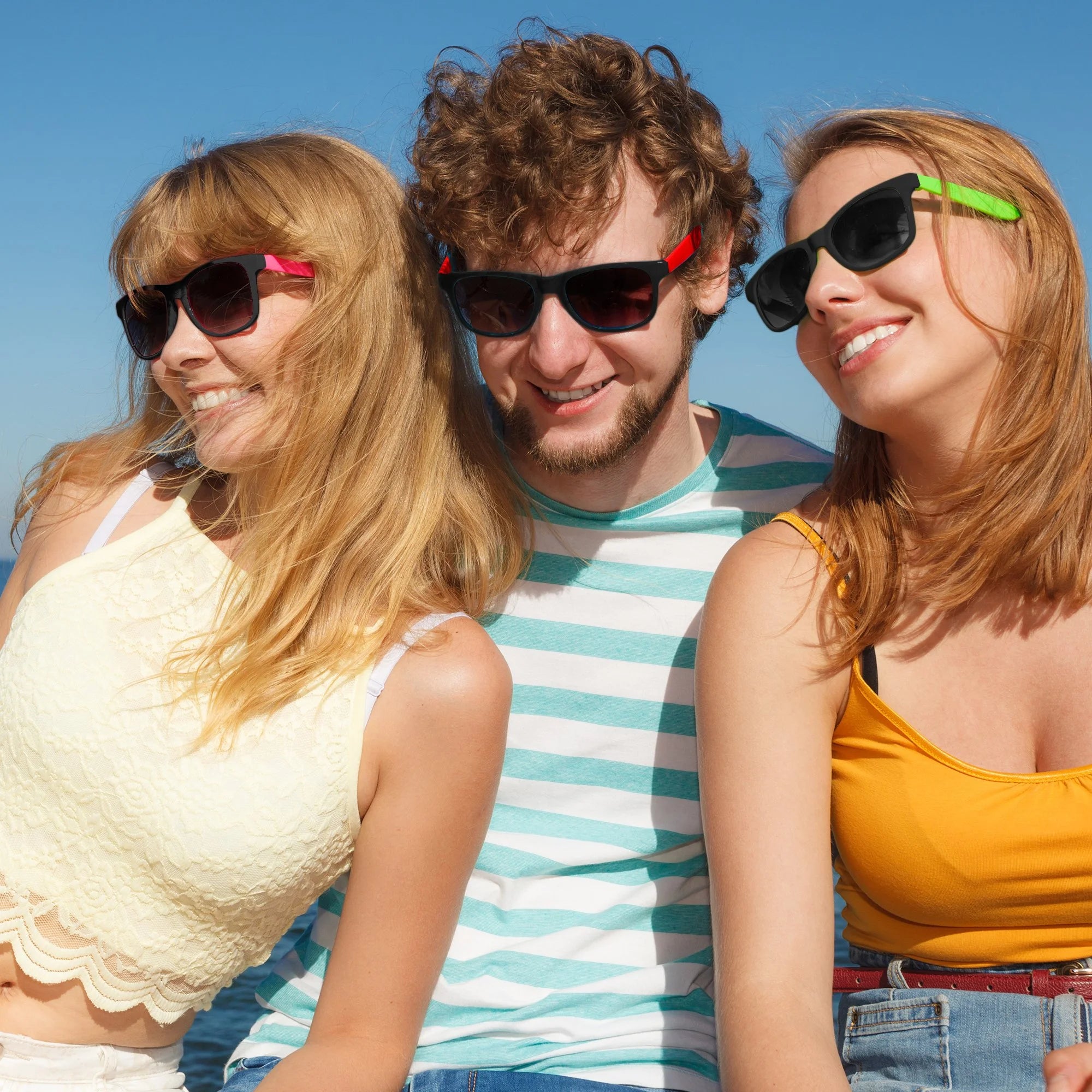 48 Pack 80'S Style Neon Party Sunglasses - Fun Gift, Party Favors, Party Toys, Goody Bag Favors