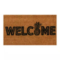 Welcome to the Luau 18 In. X 30 In. Natural Coir Pineapple Doormat