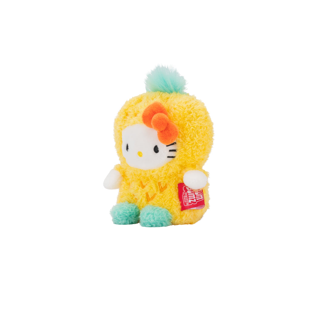 Bumbumz 4.5" Hello Kitty Fruitbumz Plush – Sanrio Hello Kitty Pineapple Plush Toy