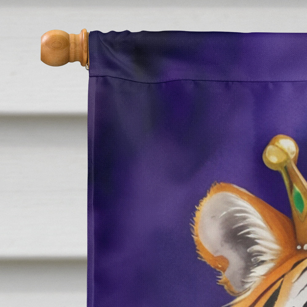 Tiger the King of Mardi Gras House Flag