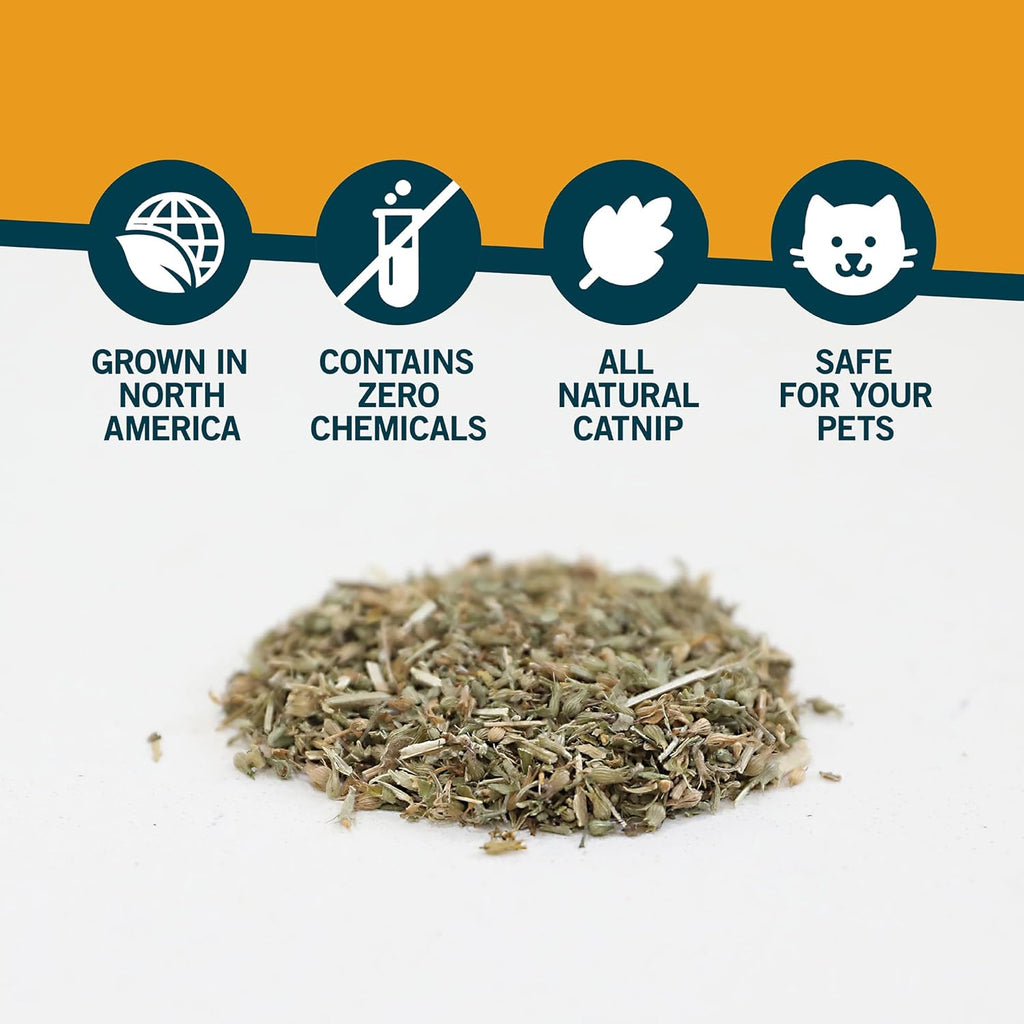 Ourpet'S Premium Catnip - 2.25 Oz Jar of High Potency Catnip - 100% North American Grown