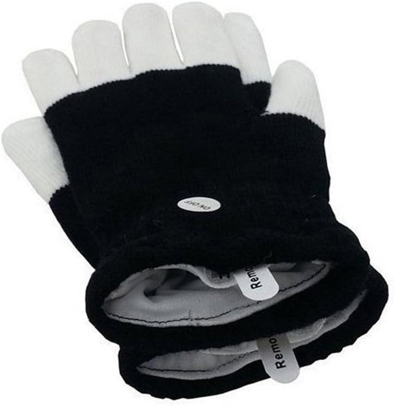 LED Colorful Flashing Finger Lighting Gloves, Glow Rave Cool Toys for Adult Teens