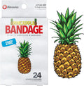 Bandages, Pineapple Shaped Self Adhesive Bandage Set, Latex Free, Sterile Wound Care, 24 Count