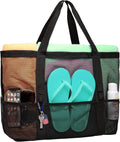 Mesh Beach Bag Family - Large Tote Bag for Cruise Pool Toys Beach Vacation Essentials