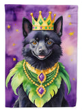 Schipperke King of Mardi Gras House Flag